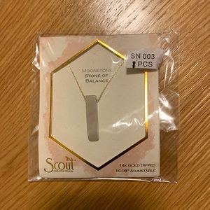 Scout Moonstone Gold Necklace